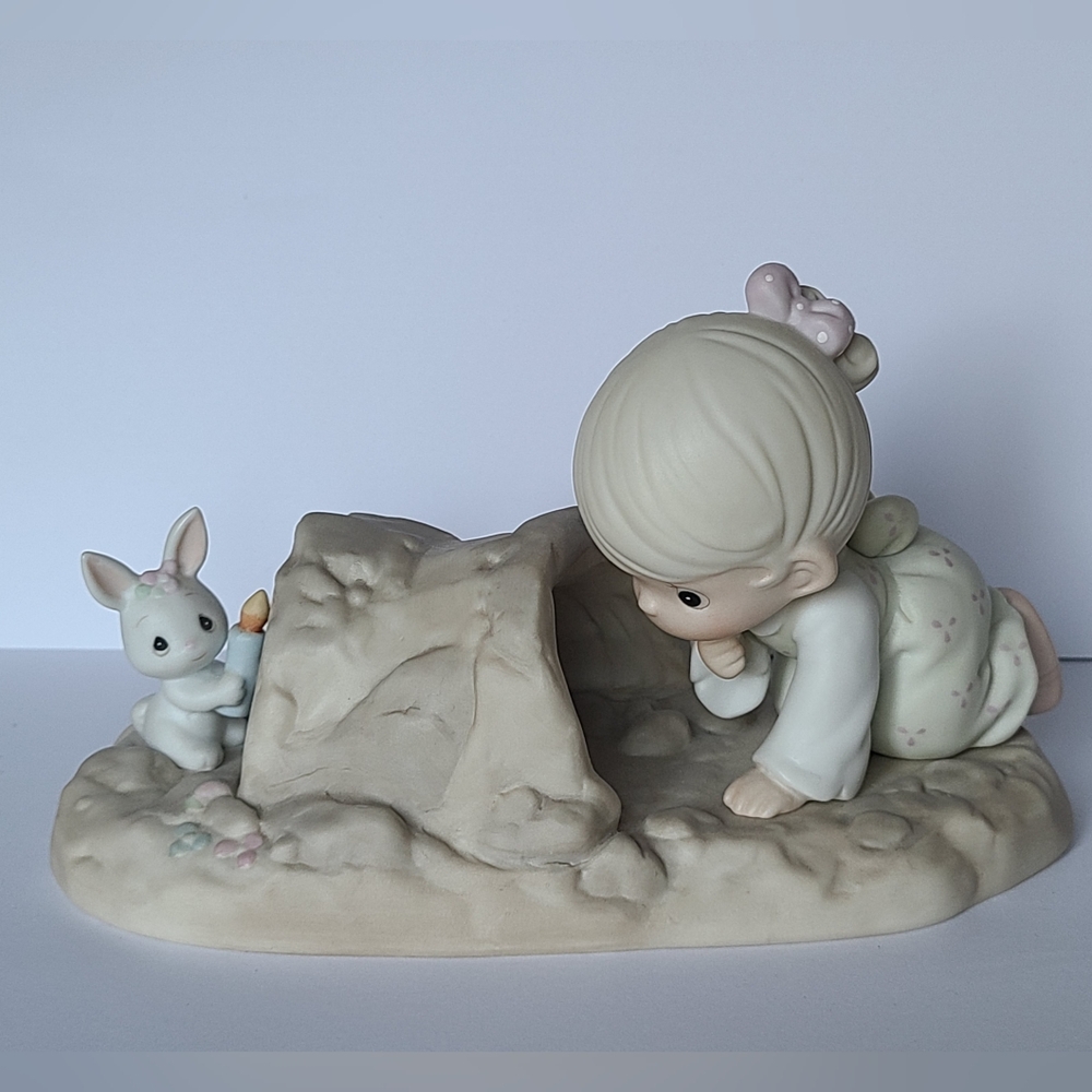 Precious Moments Girl Light at the End of Tunnel Porcelain Collectible Figurine